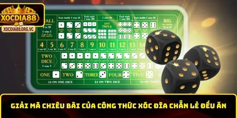 Công thức xóc đĩa chẵn lẻ đều ăn tại Xocdia88